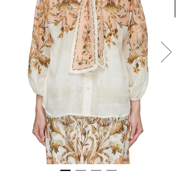 NWOT zimmermann chintz blouse skirt set - Picture 6 of 16